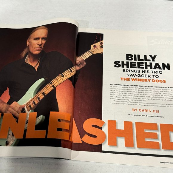 Bass Player Magazine - Billy Sheehan of The Winery Dogs - Holiday 2013 - Picture 4 of 4